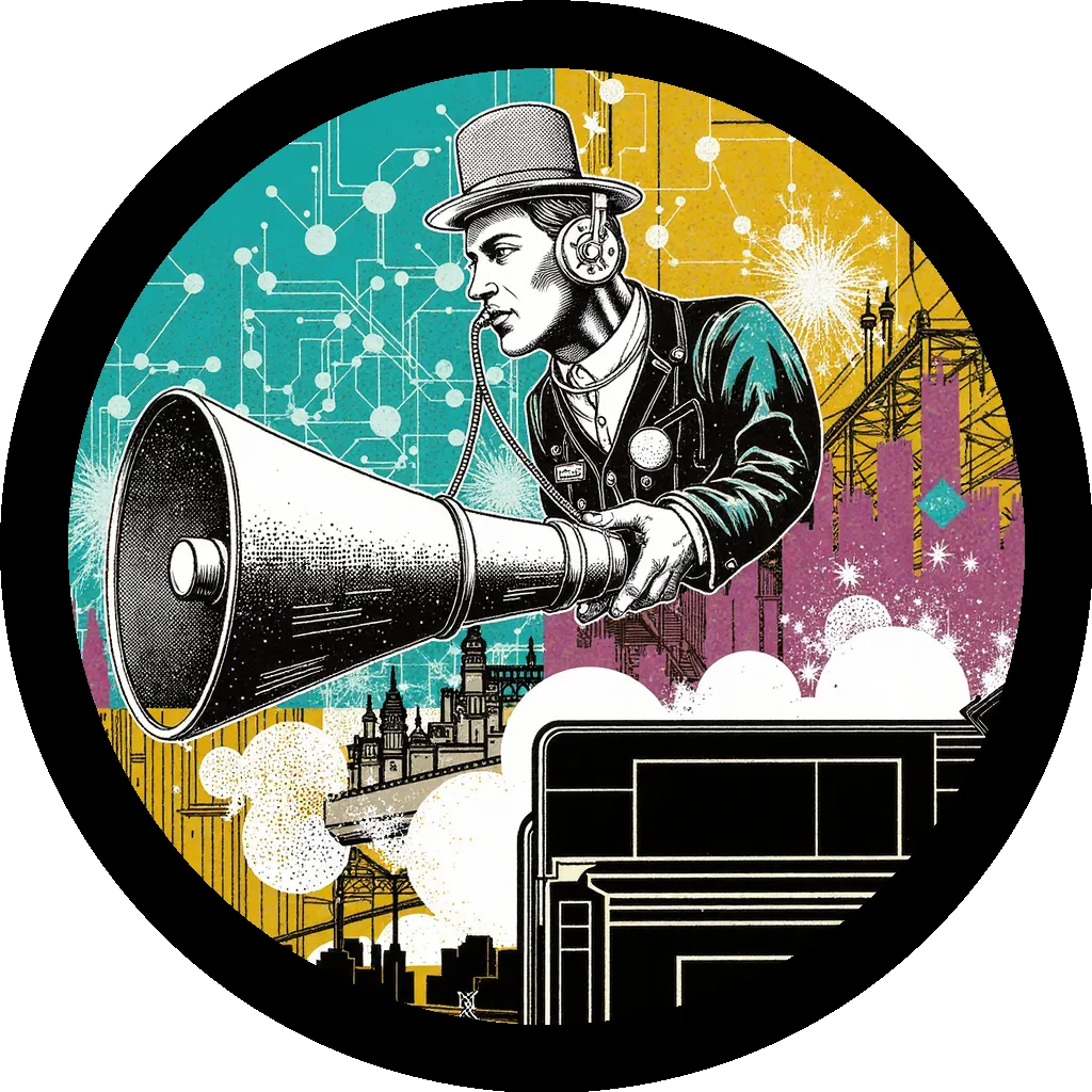 Robot megaphone